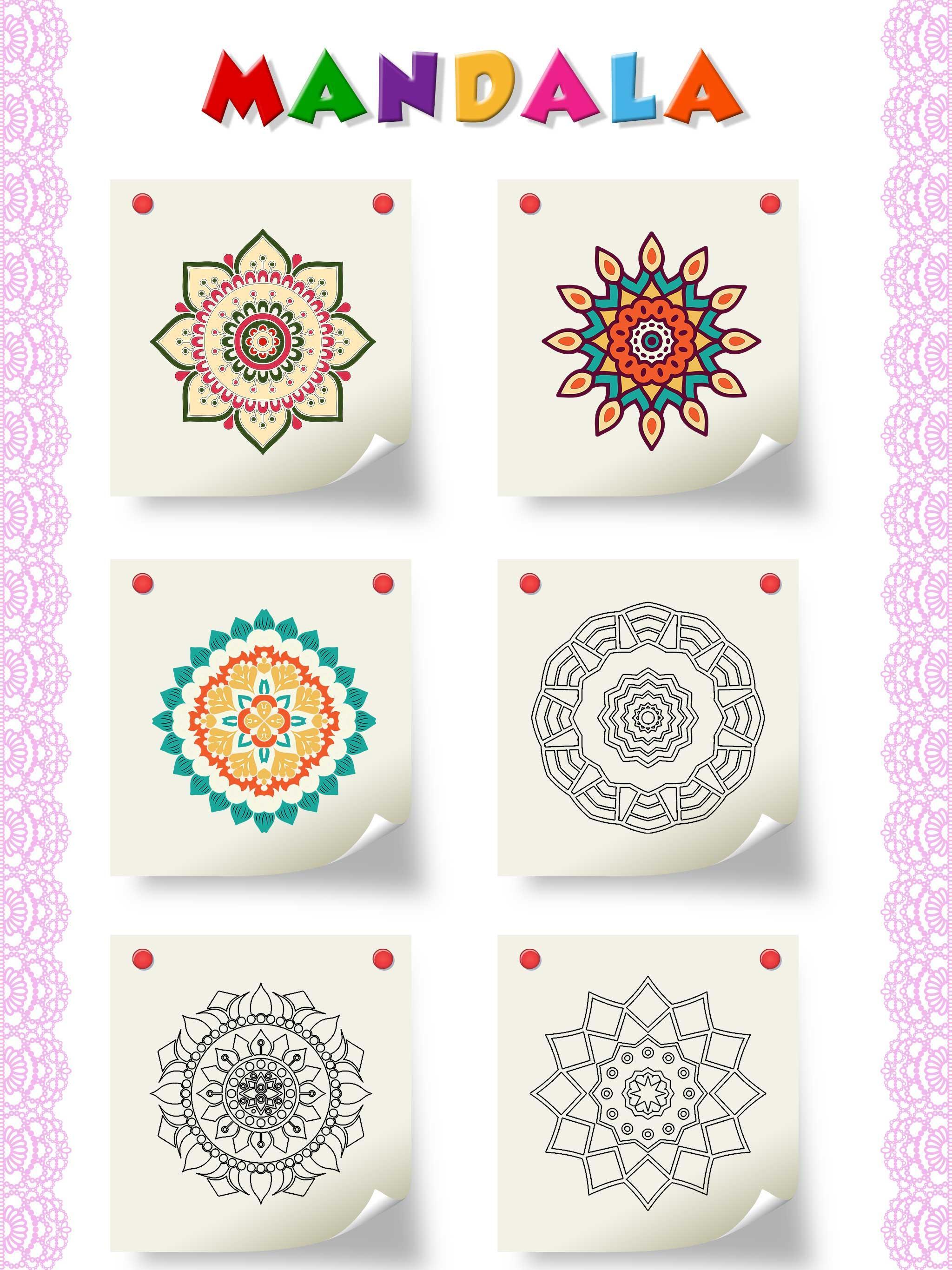 Mandala Color By Number Coloring Book