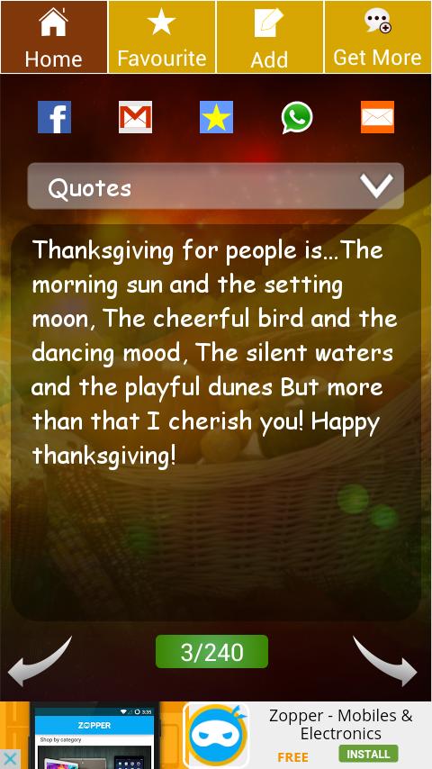 Happy Thanksgiving Wishes