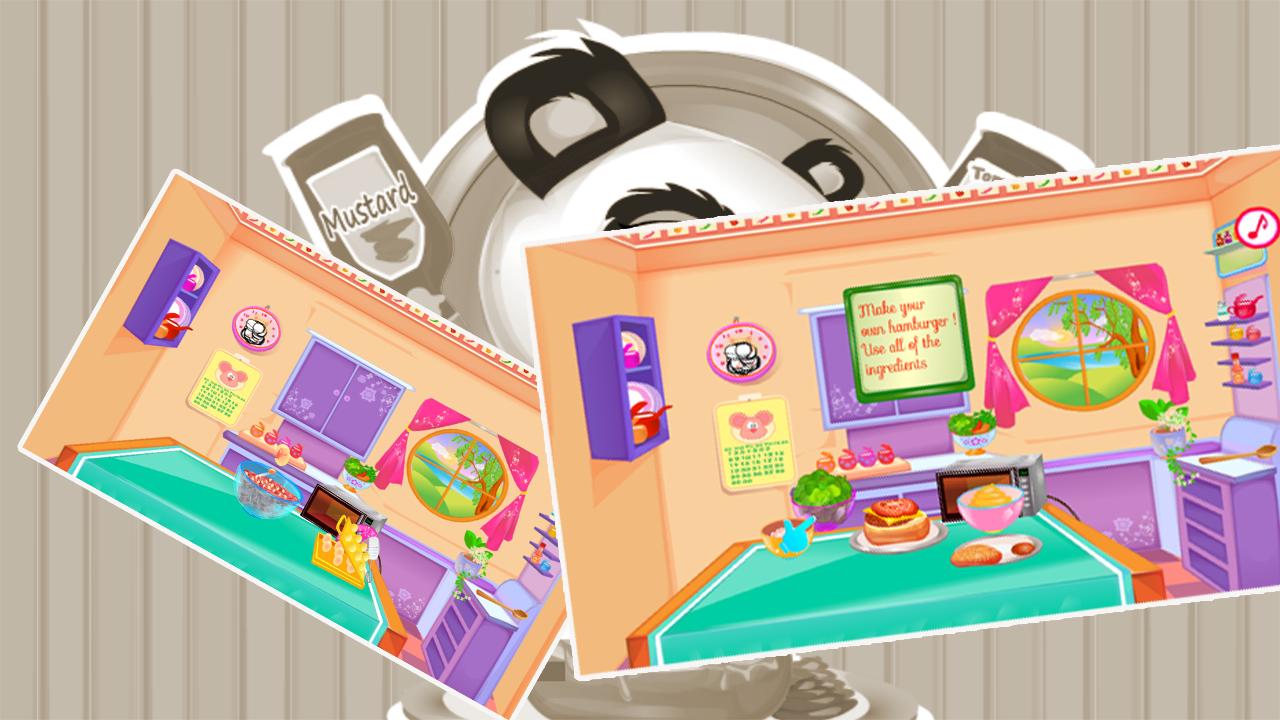 cooking hamburger shop