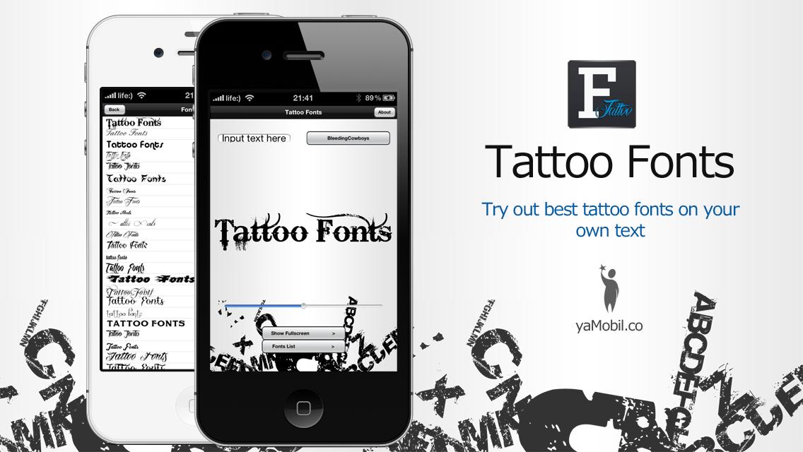 Text Tattoo Designer