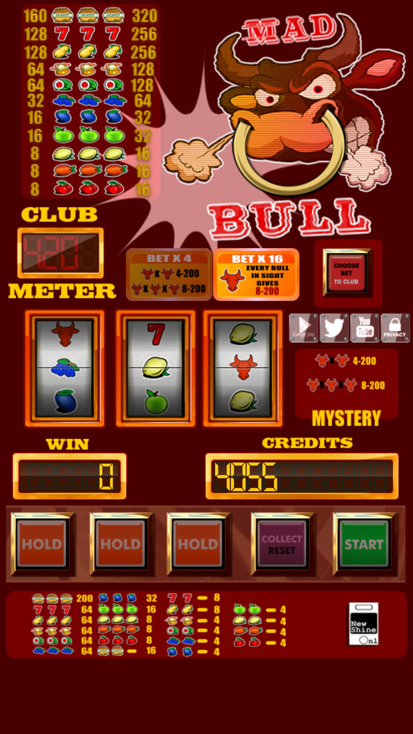 Mad Bull slot machine