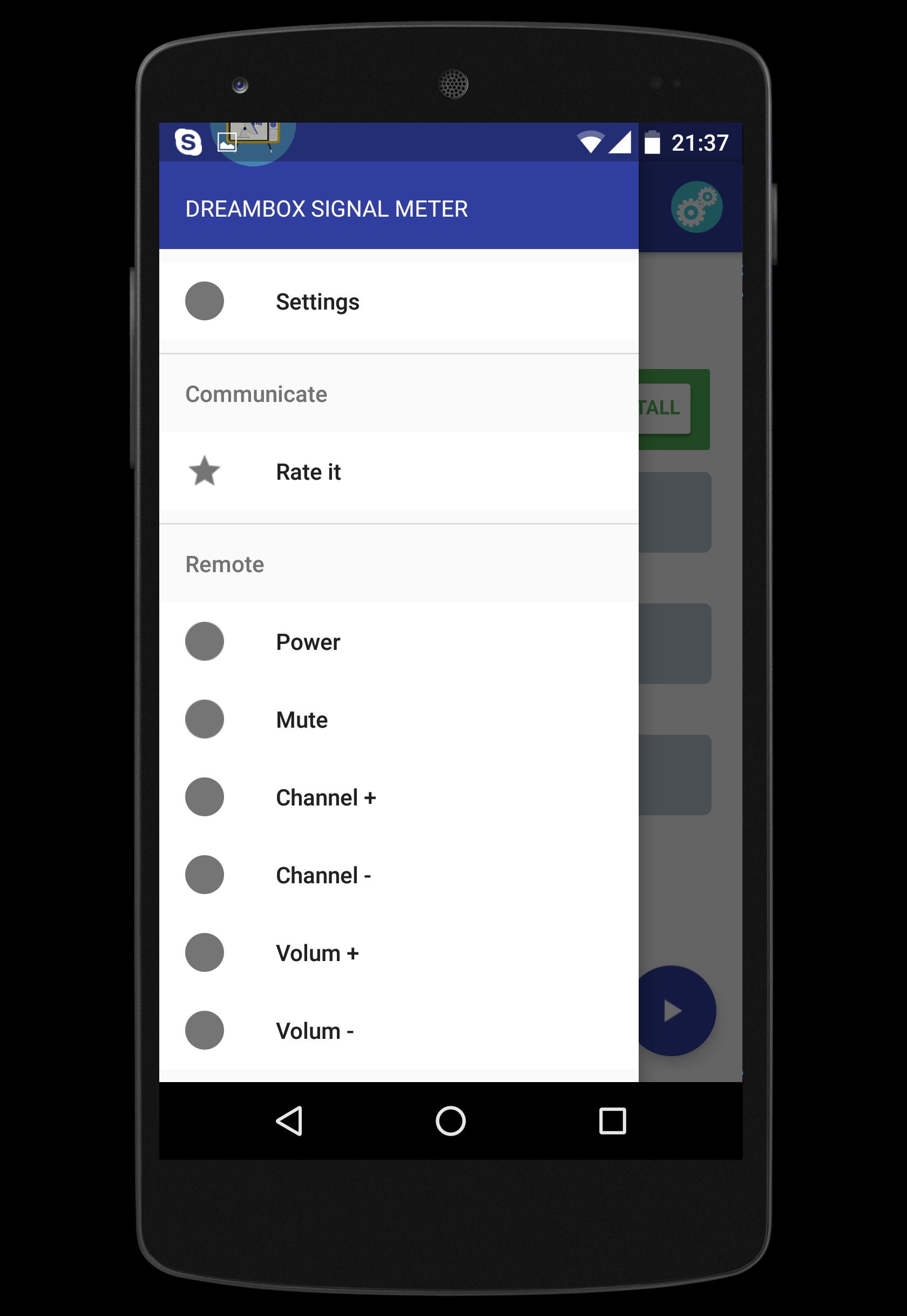 DREAMBOX SIGNAL METER