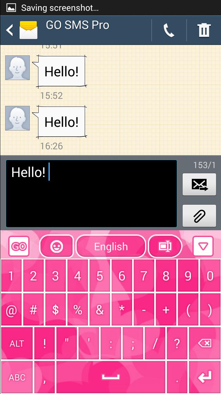 Pink Hearts Keyboard