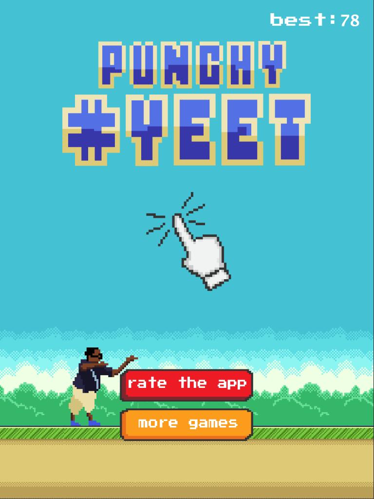 Punchy Yeet - smash hit walls