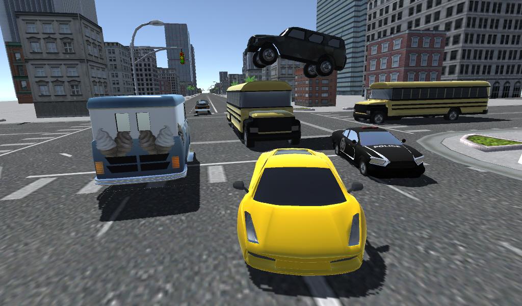 Extreme Traffic Racer Car 3D