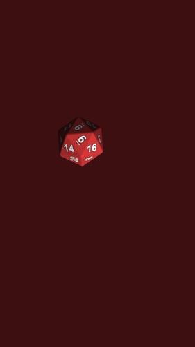 Simple d20 Die