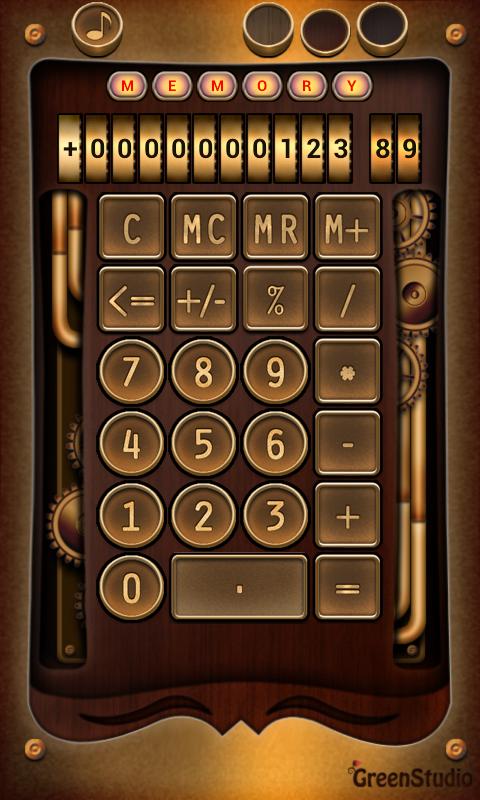 Steampunk calculator