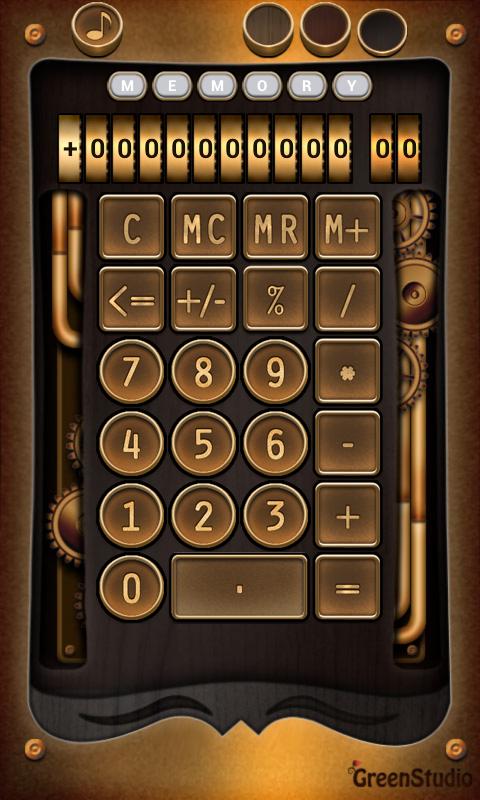 Steampunk calculator