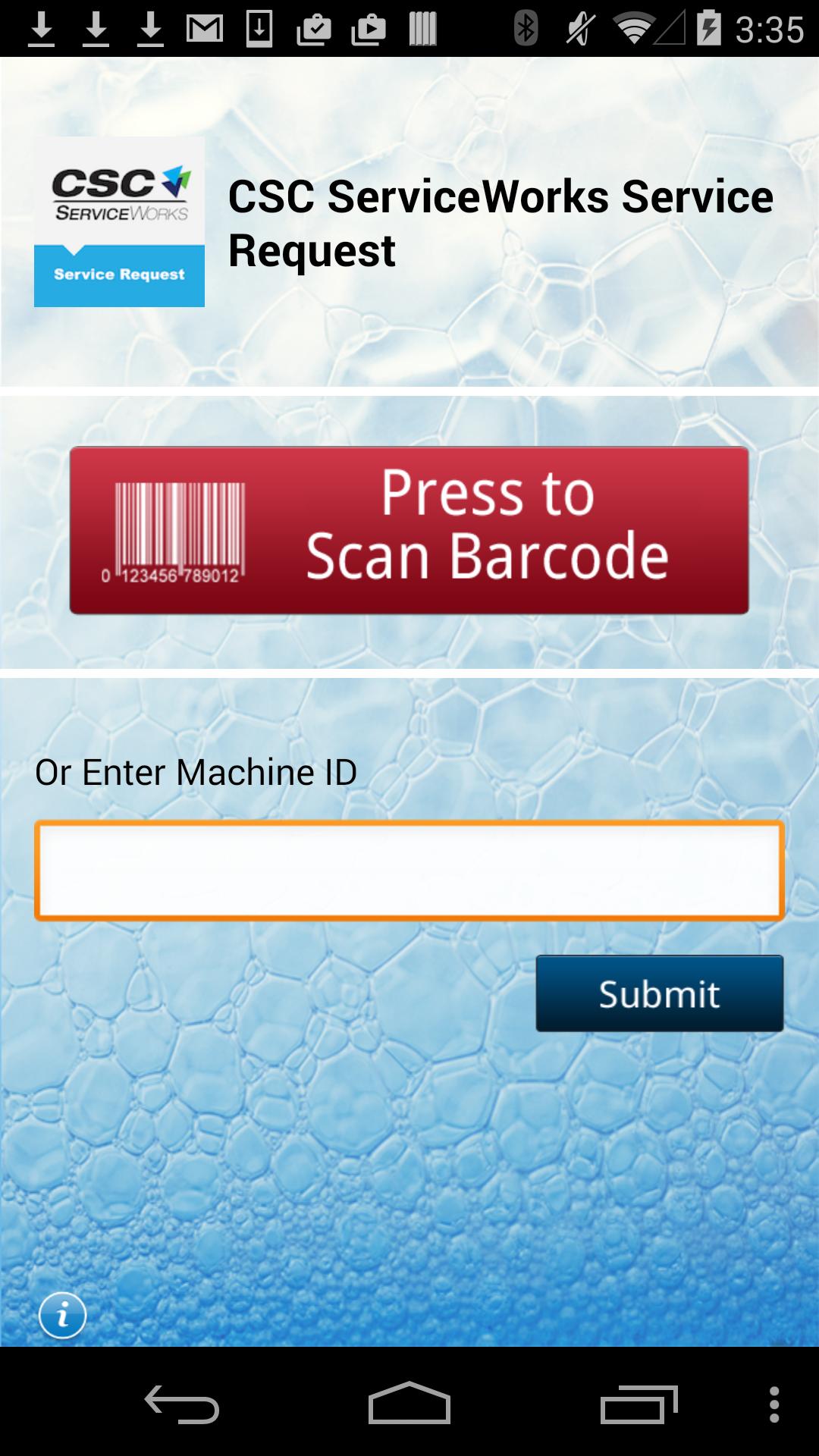 CSC ServiceWorksServiceRequest
