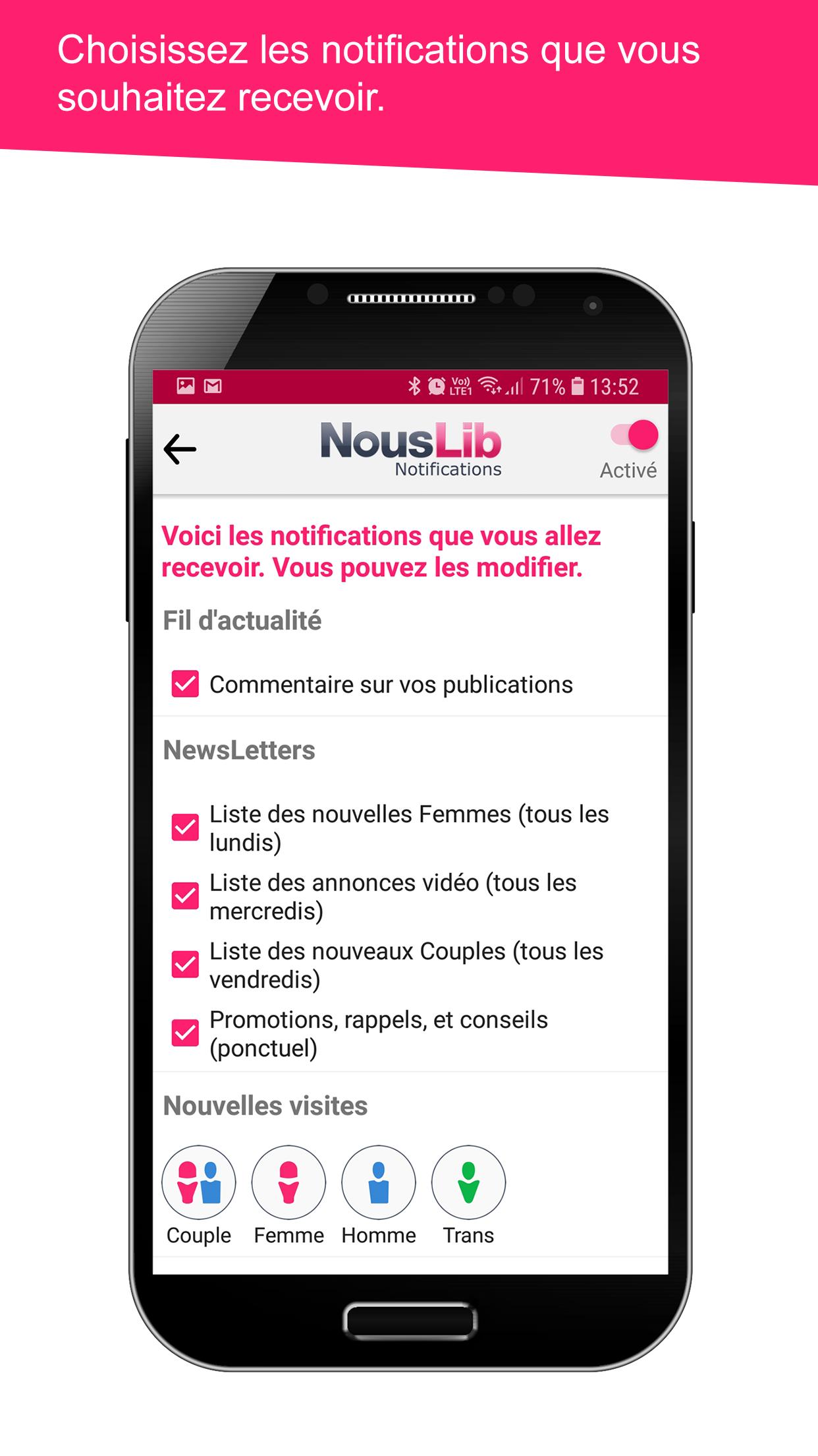 NousLib Notifications