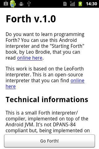 Forth Interpreter