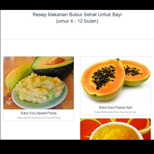 Resep Makanan Sehat Untuk Bayi