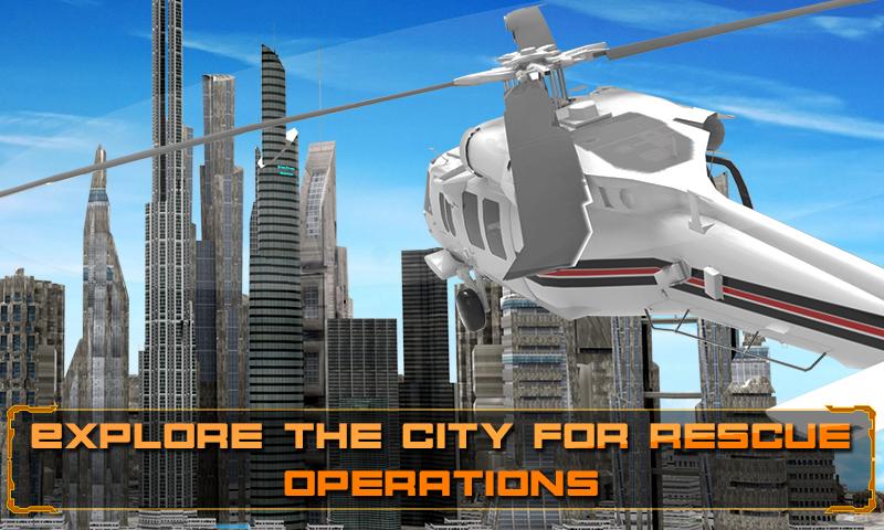 City Helicopter Rescue Flight