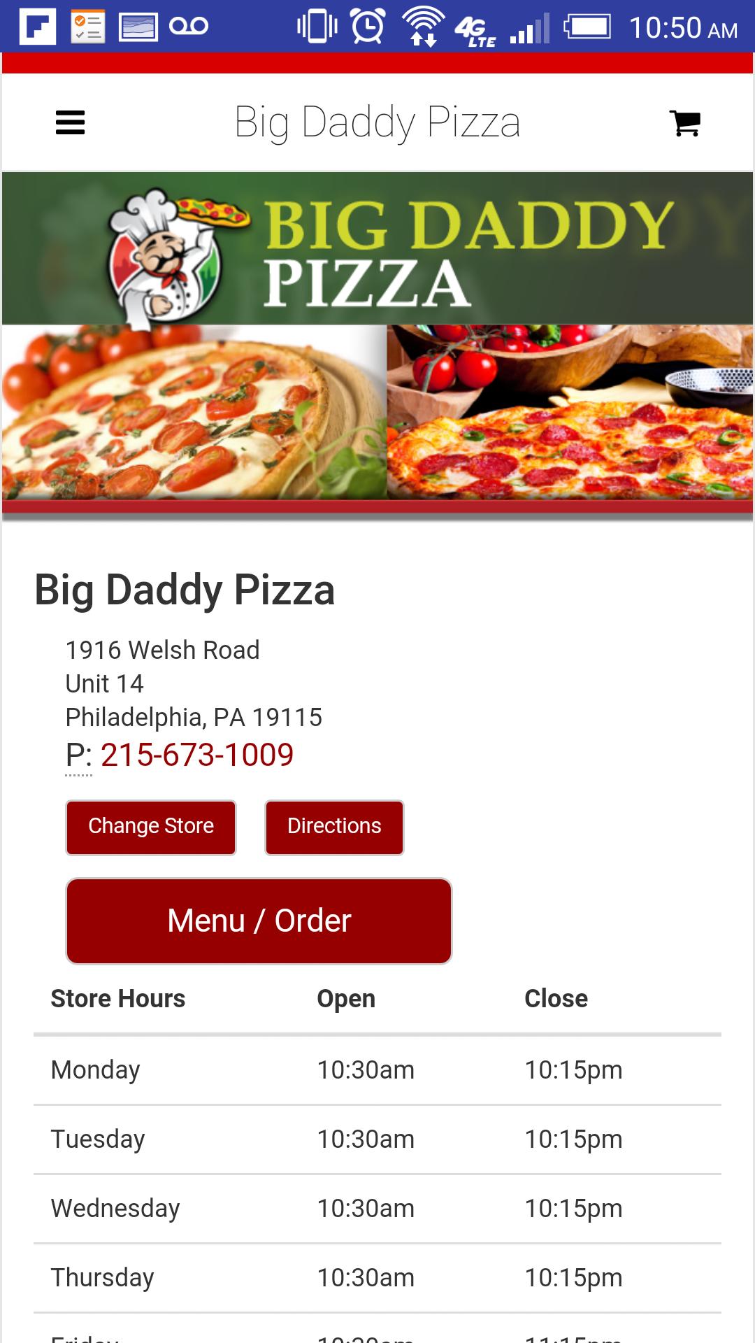 Big Daddy Pizza