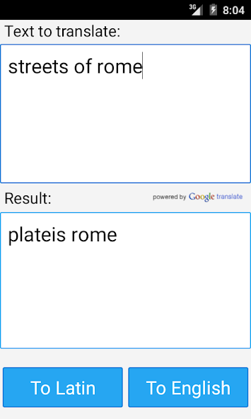 Latin English Translator