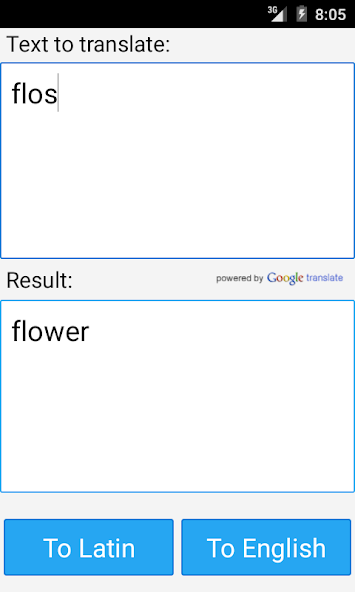 Latin English Translator