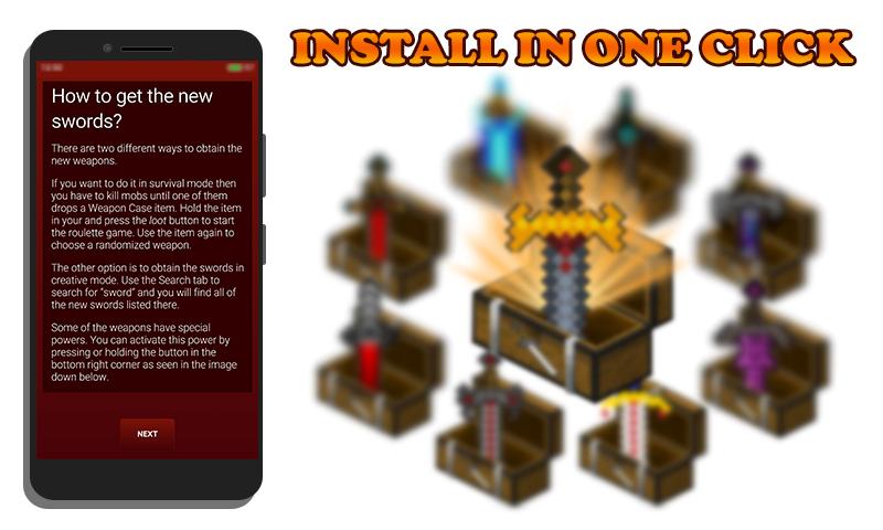 Weapons Case for MCPE