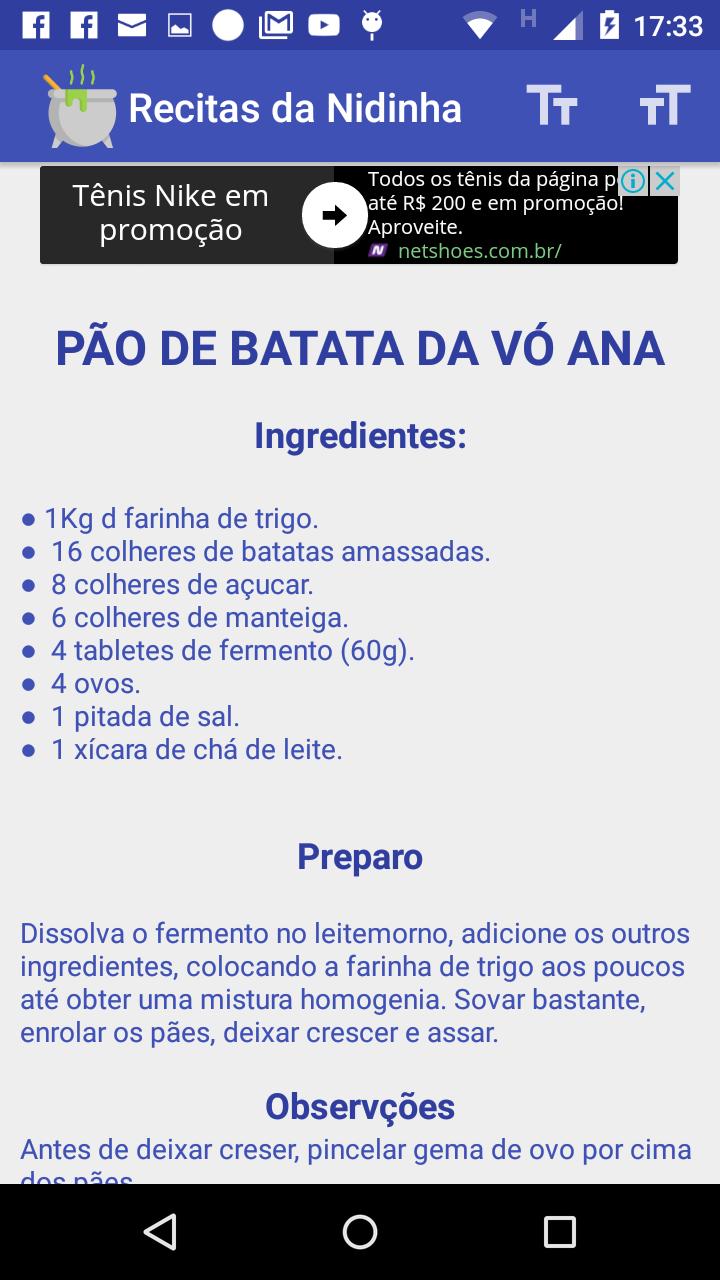 Receitas da Nidinha