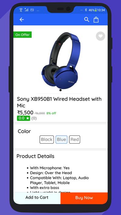 E-Commerce  Mobile App with Phone Authentication