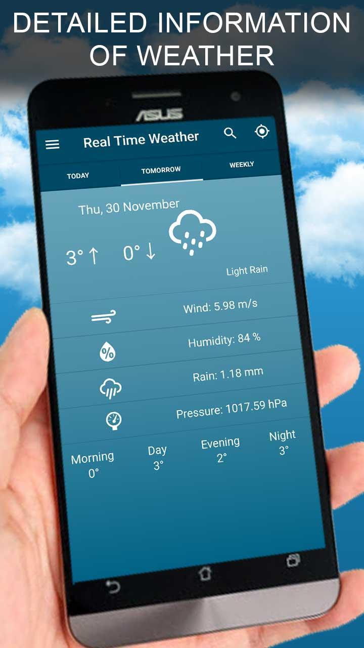 Real Time Daily Local Weather Forecast