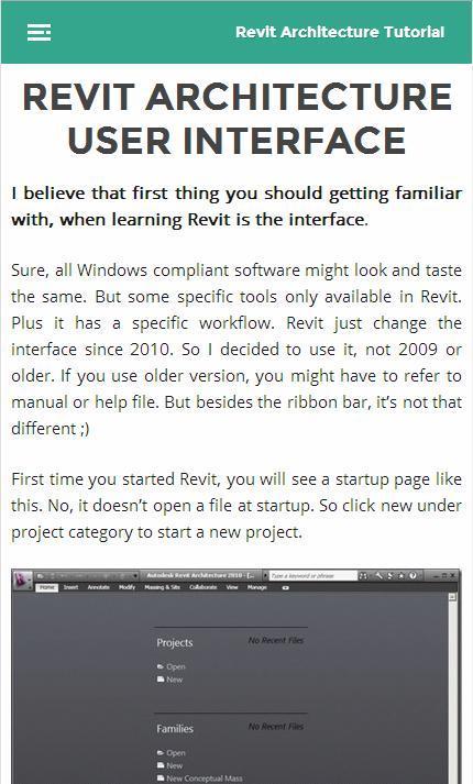 Using Revit Architecture