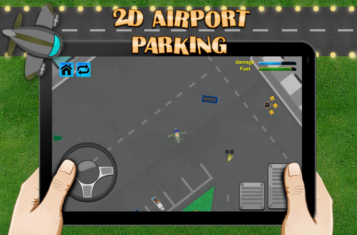 2D Airport Airplanes Parking