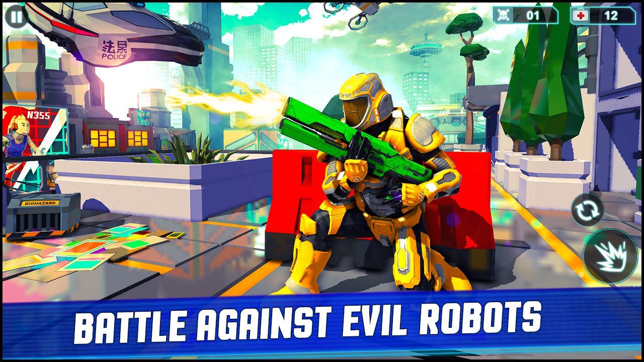 Robot Strike- Iron Counter Terrorist Shooting Game