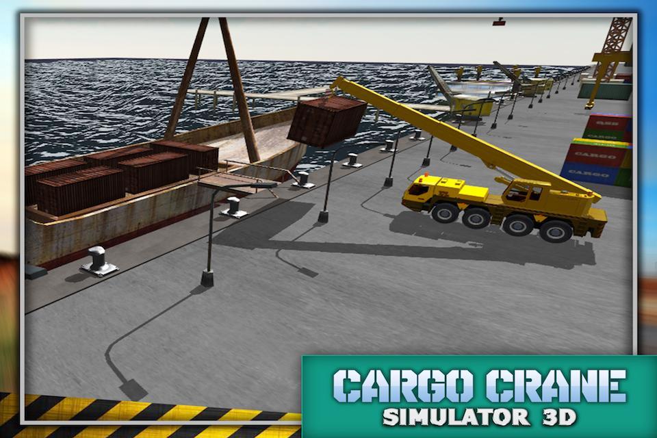 Heavy Cargo Crane Simulator 3D