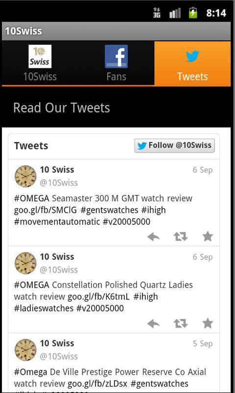 10Swiss :  Watch reviews