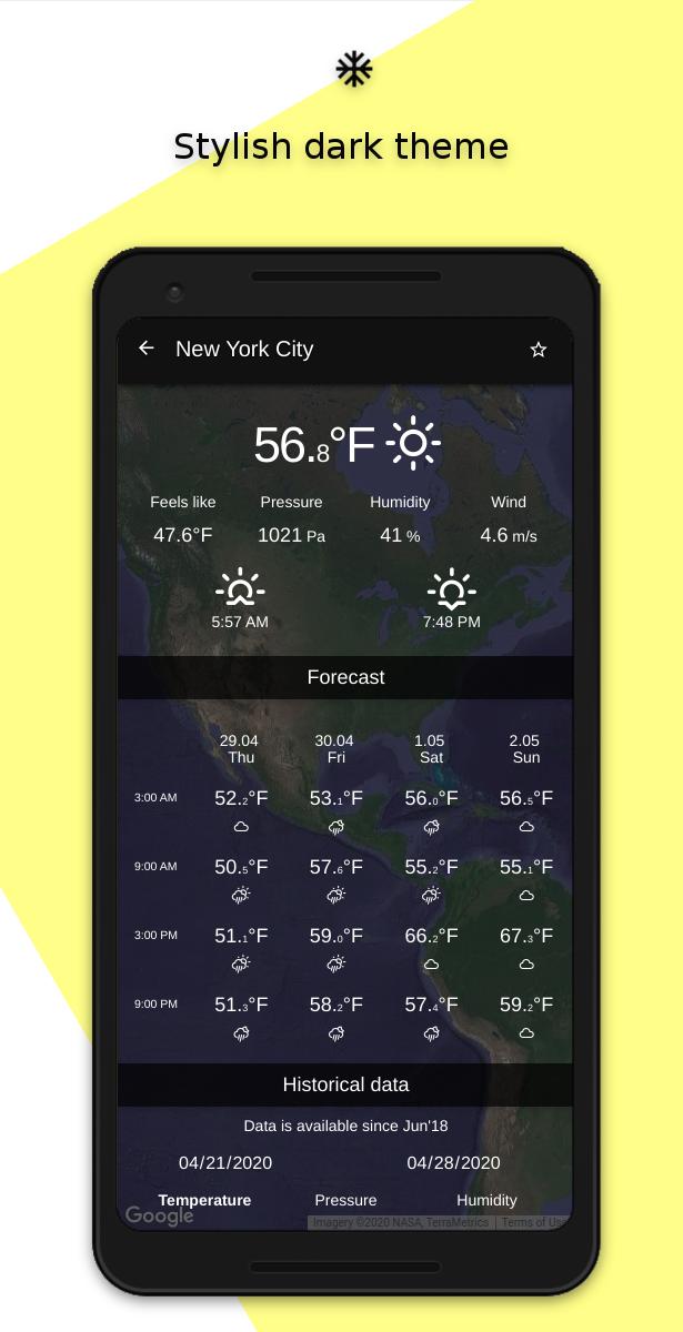 Weather Map & Historical Data