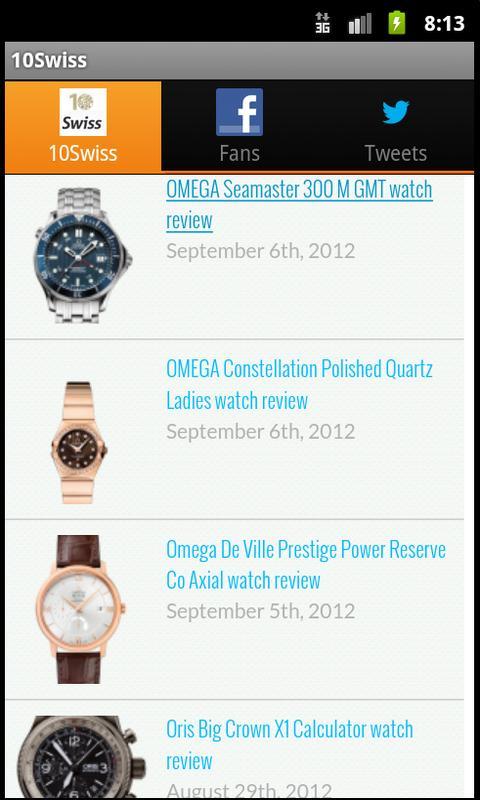 10Swiss :  Watch reviews