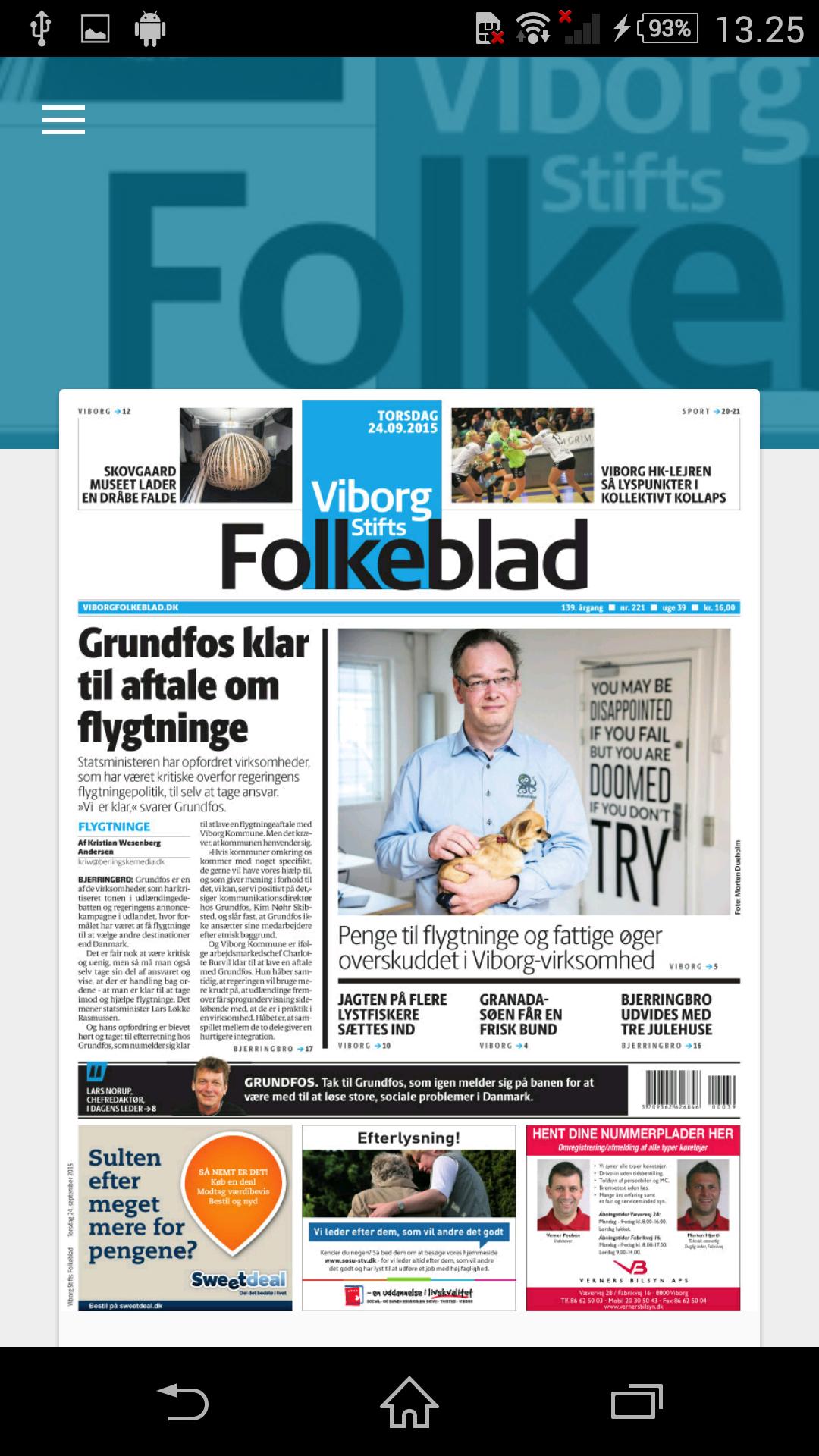 Viborg Stifts Folkeblad E-avis
