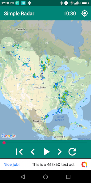 Simplest Weather Radar