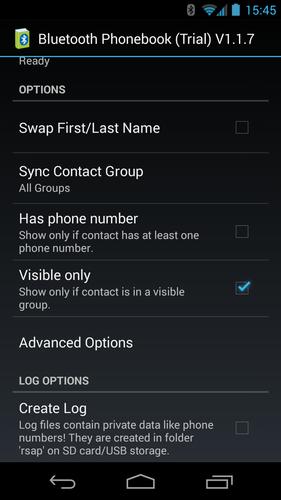Bluetooth Phonebook (Obsolete)