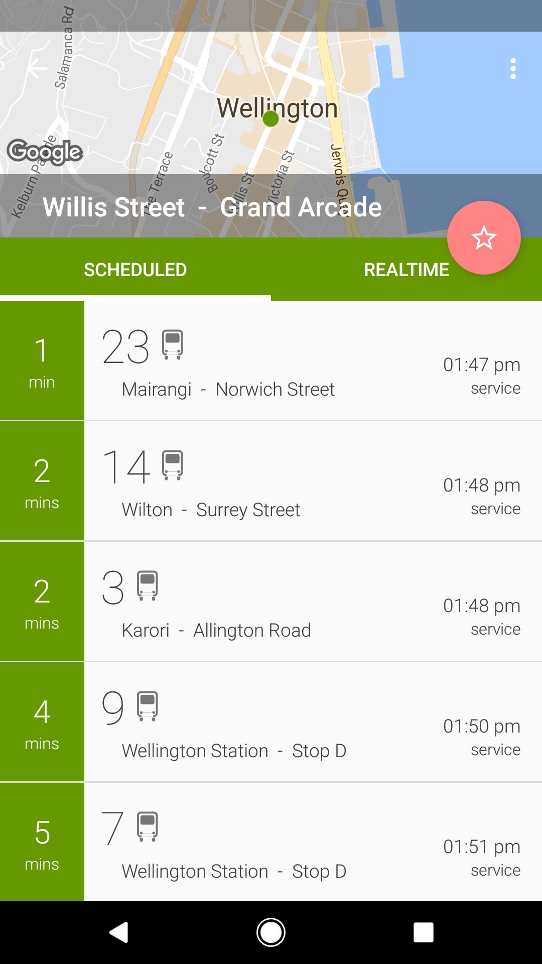Arrivo Wellington Lite Transit