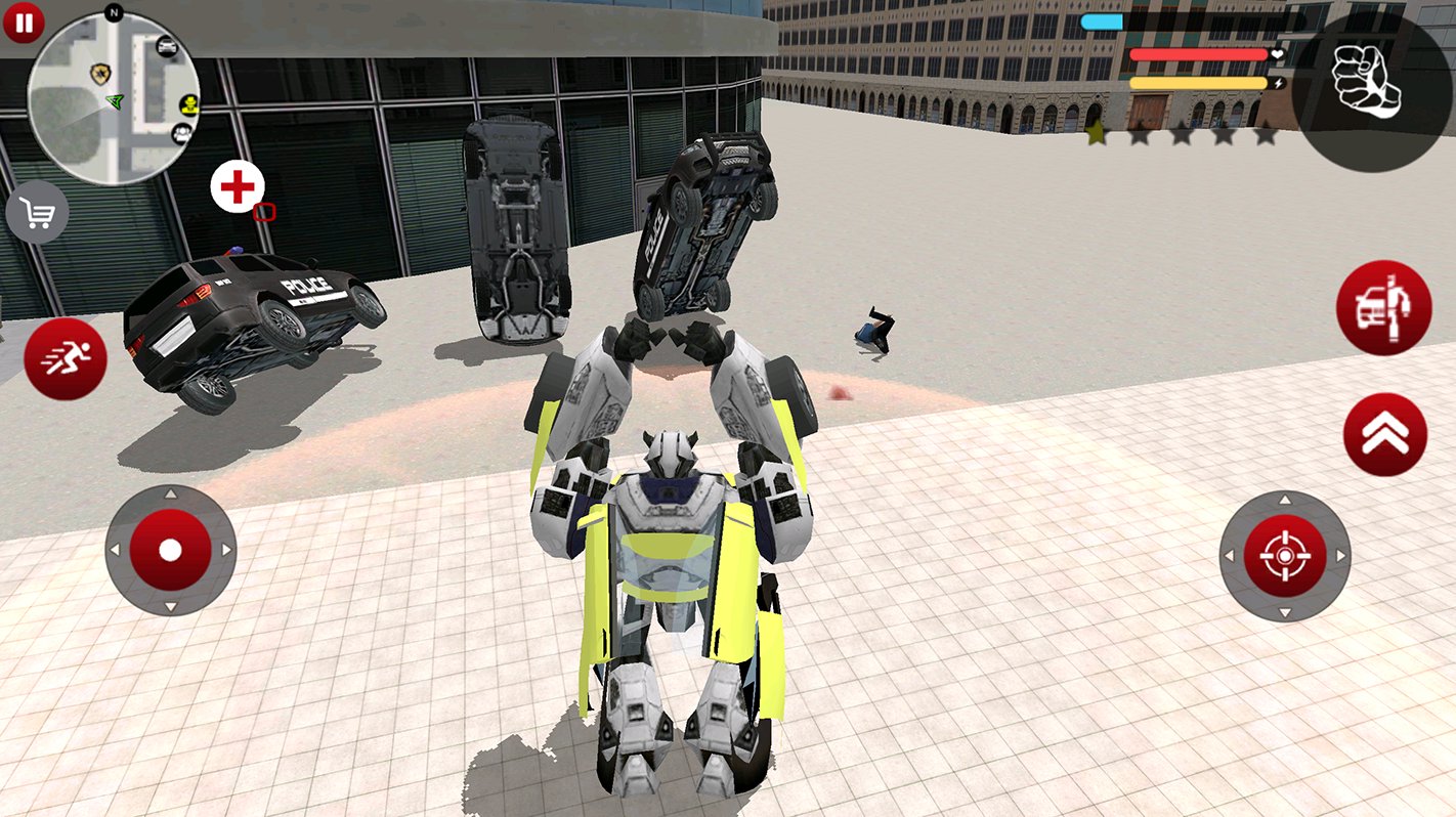 Green Robot Machin Car Transfo