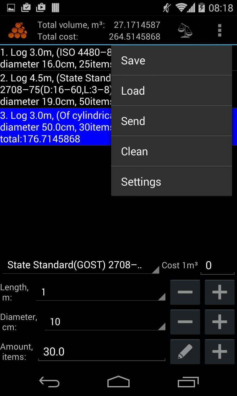 Timber Volume Calculator