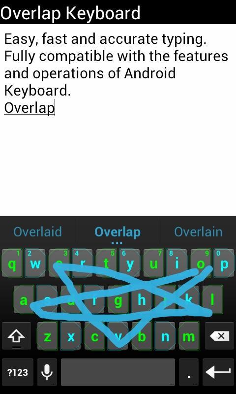Overlap Keyboard