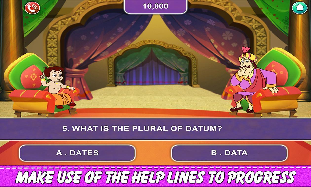 Chhota Bheem Quiz Game
