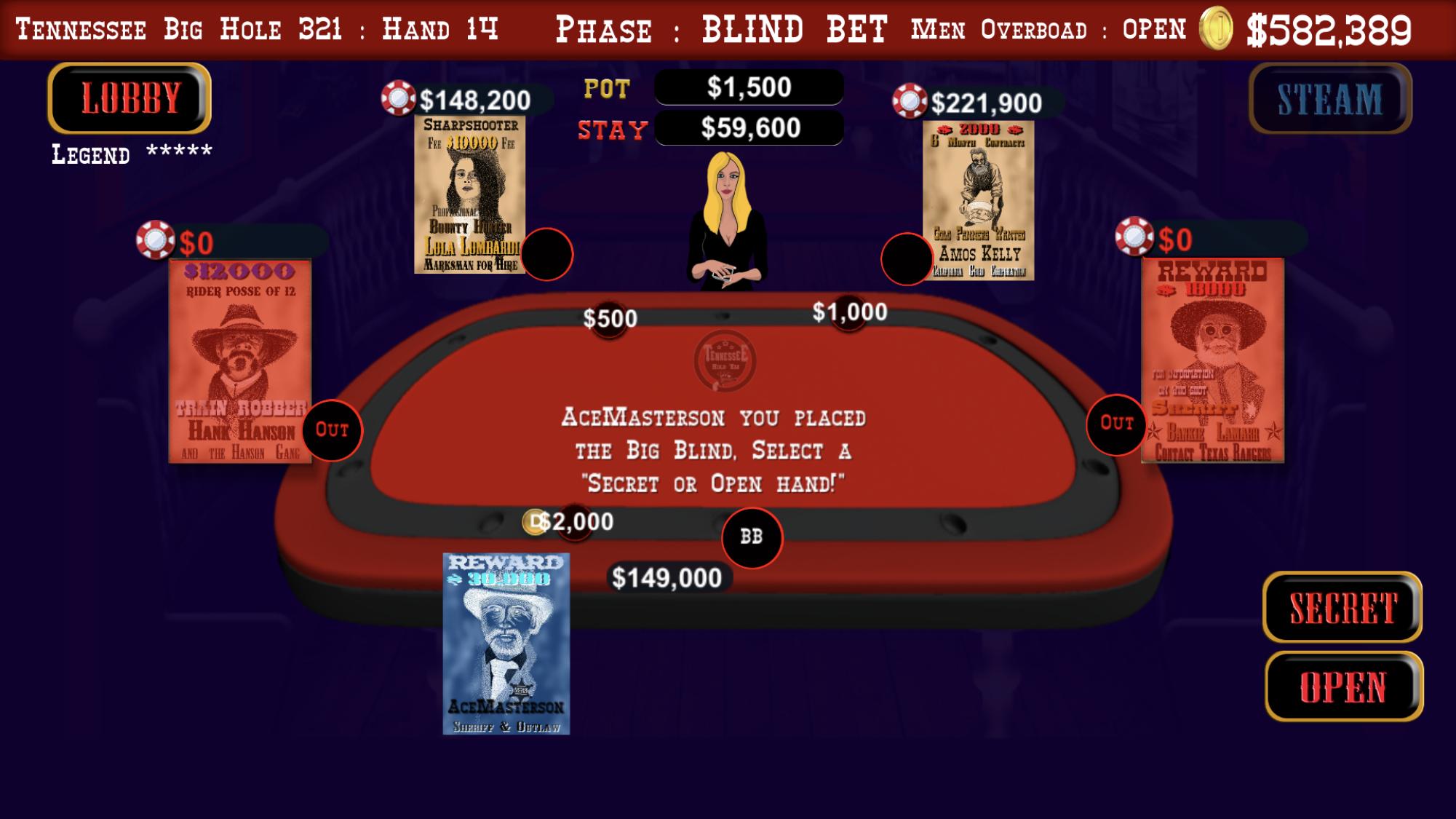 TENNESSEE HOLD 'EM - Skill Poker Tournaments