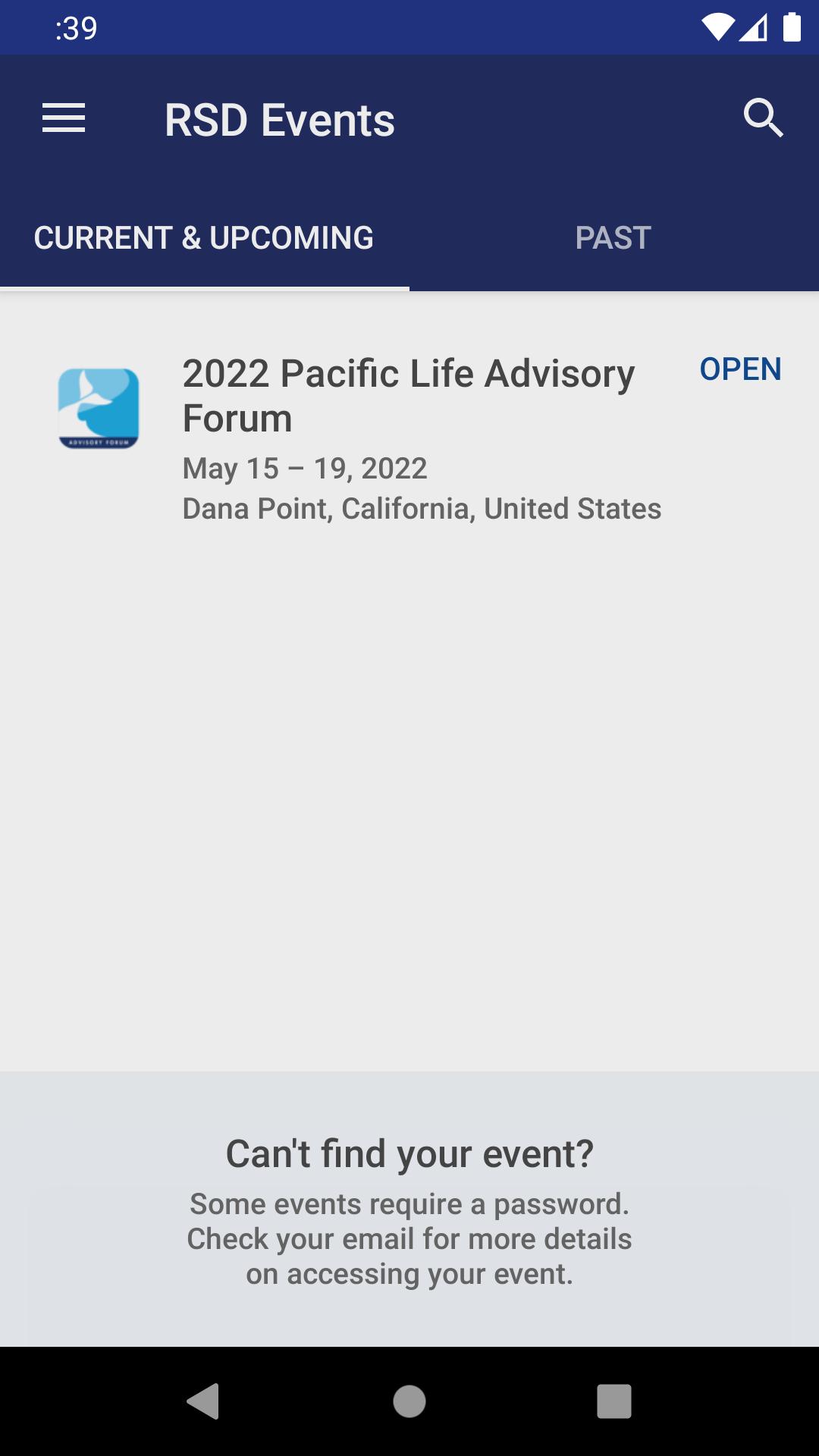 Pacific Life RSD Events