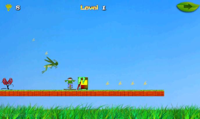 Hungry Grasshopper Jumping