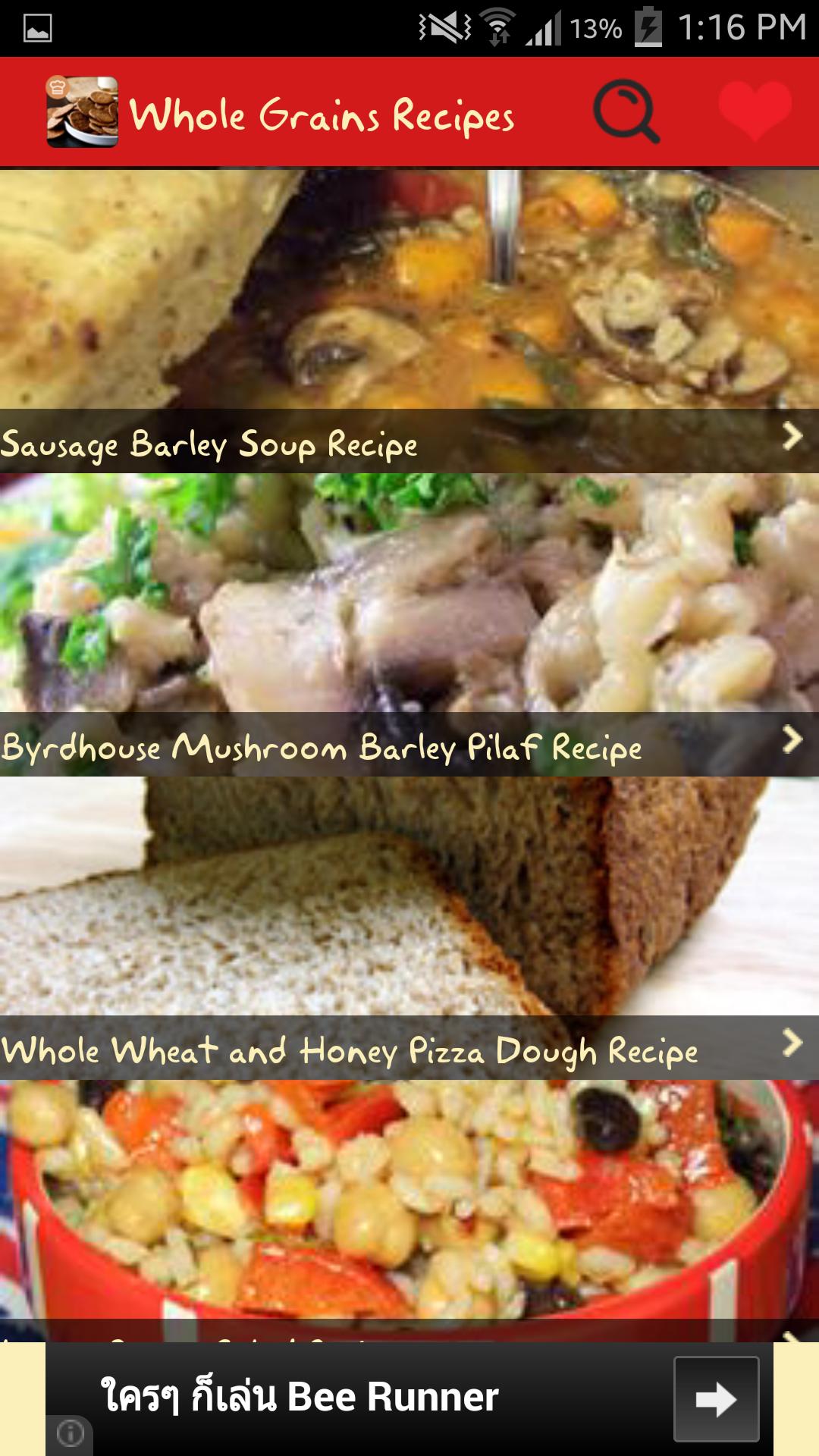 Whole Grains Recipes
