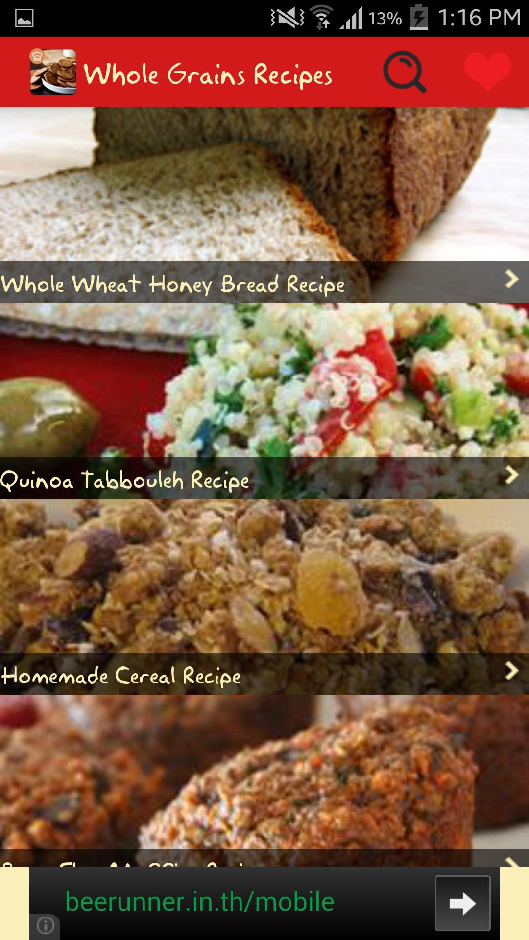 Whole Grains Recipes