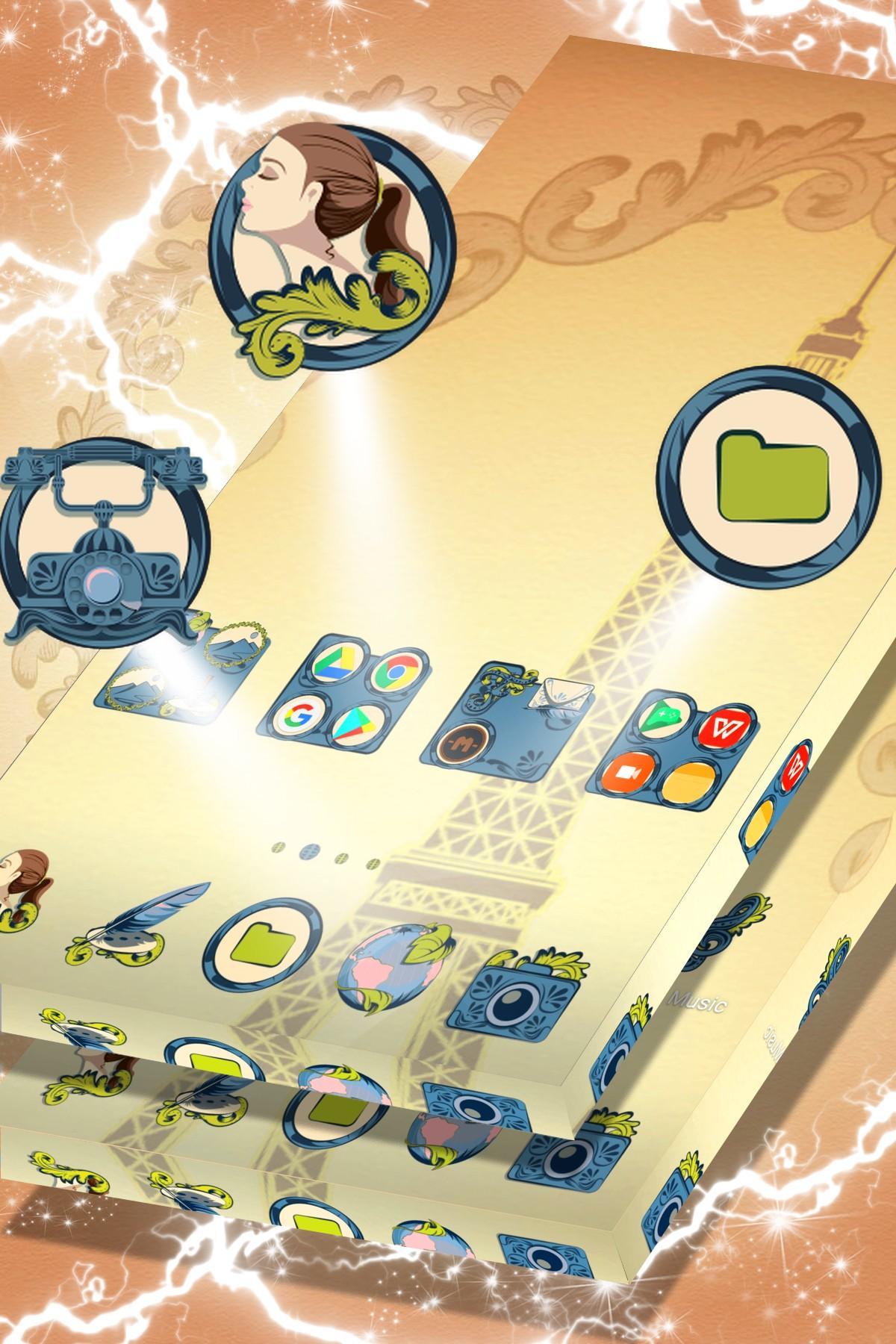 Vintage Paris Launcher