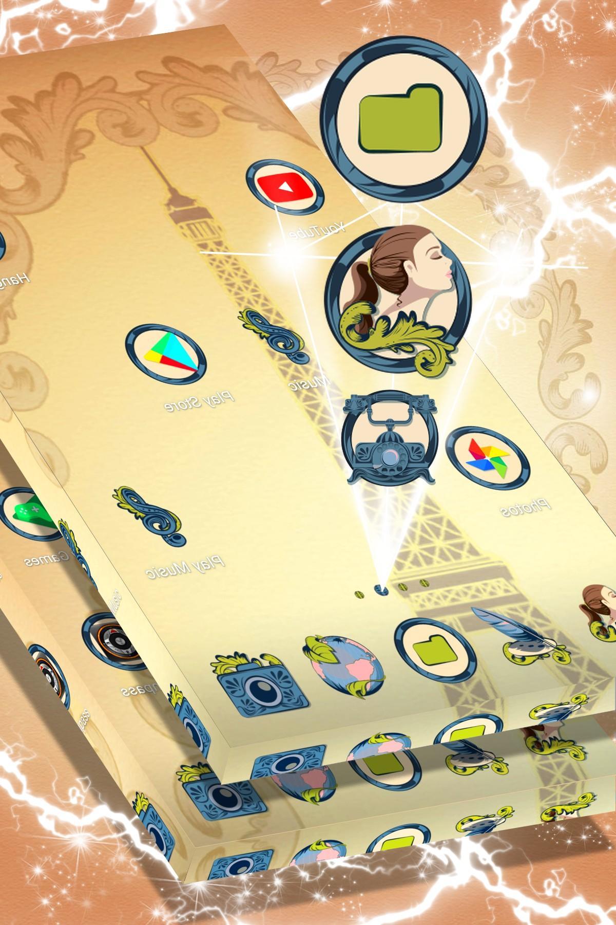 Vintage Paris Launcher