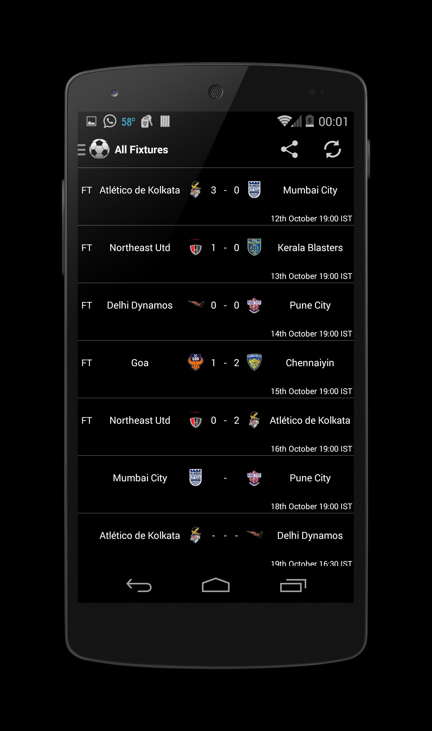 ISL App : Indian Super League