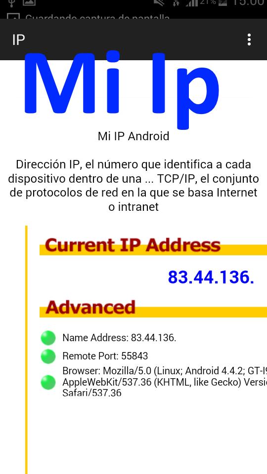 Cual es Mi Ip