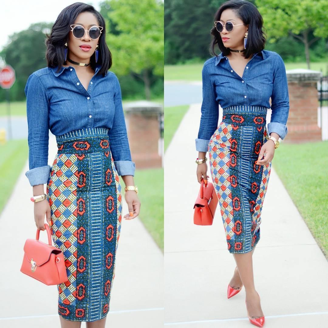 Ankara skirt fashion
