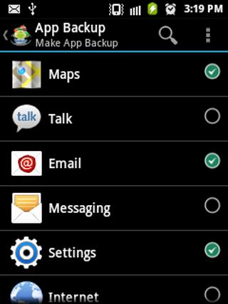 Application Share & Backup